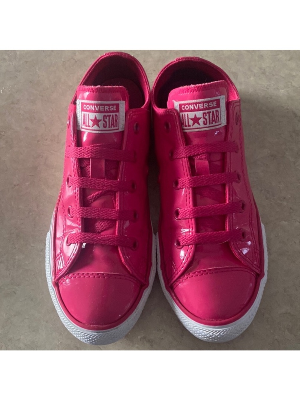 Converse Kids Low-Top Sneakers in Hot Pink